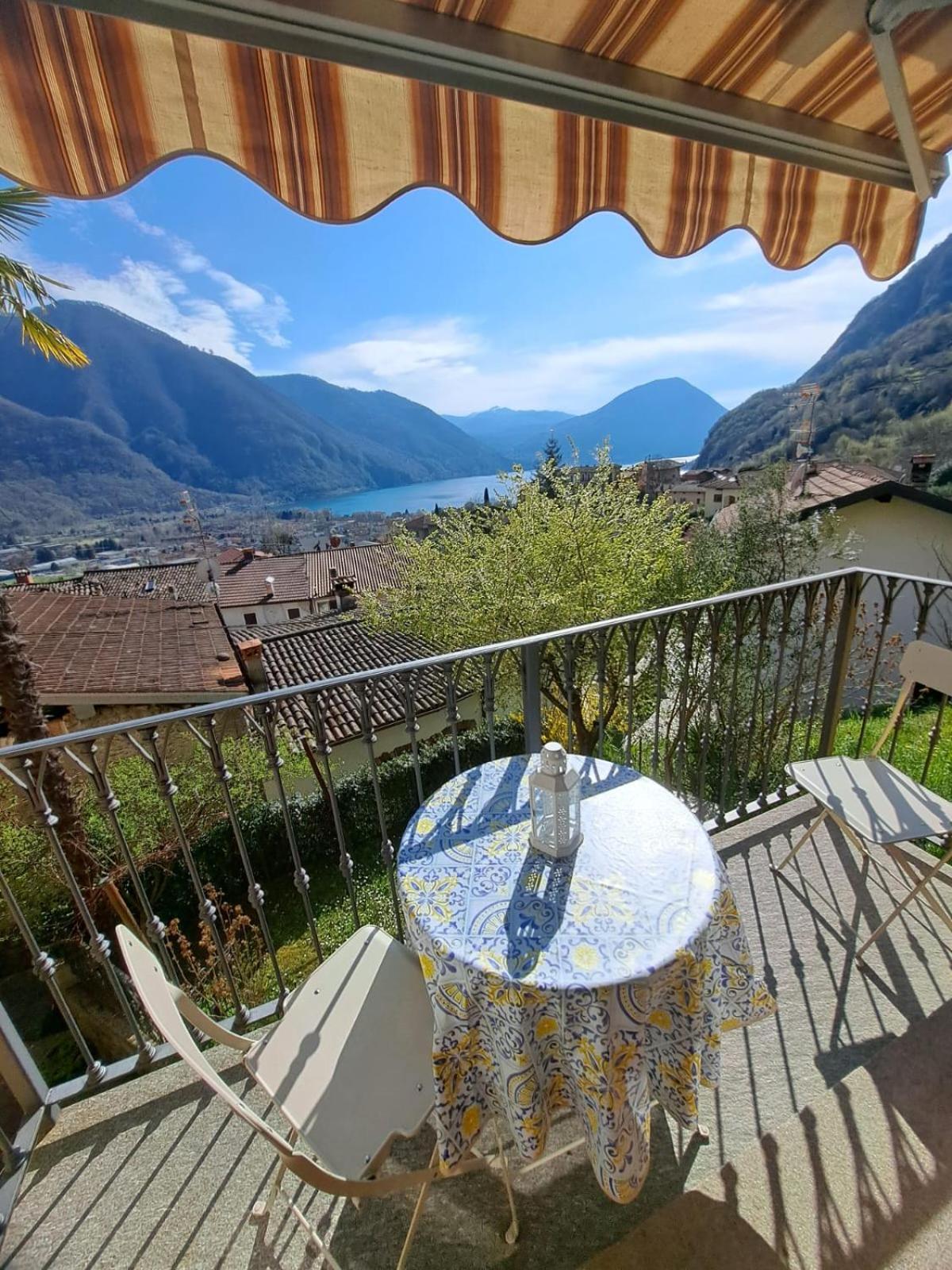Casa Vista Lago E Giardino Порлецца Екстер'єр фото